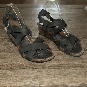 Teva Mahonia Wedge Cross Strap Sandals